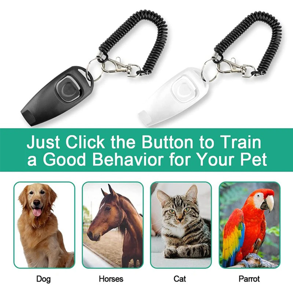 أداة تدريب الكلاب 2 في 1: صفار - مراجعة Training Clicker Dog وسعره